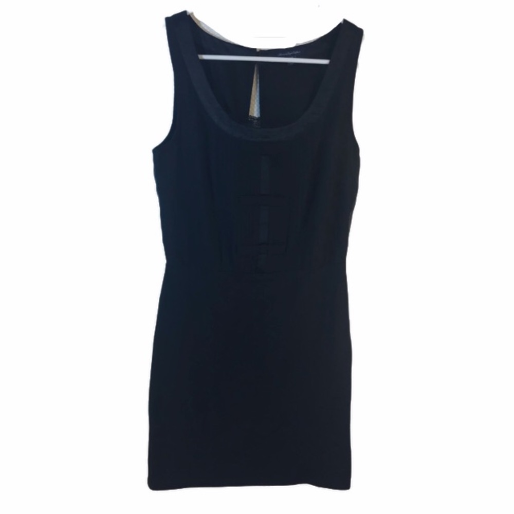American Eagle Black Tank Mini Dress Petite XS EUC - Picture 1 of 15